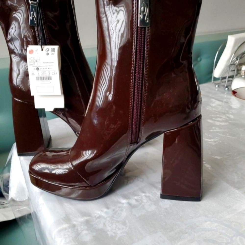 High Heels Platform Boots